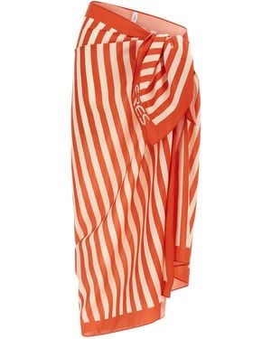 Eres 'symbiose' Sarong Skirt - Orange