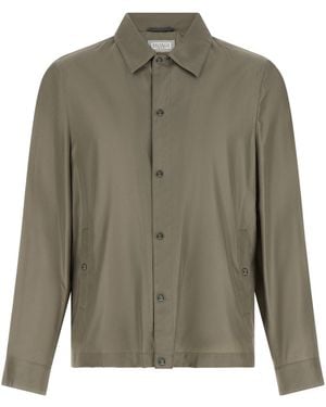 Brunello Cucinelli Membrane Silk Jacket - Green