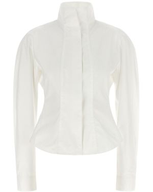 Jacquemus Hemd "La Chemise Tulipe" - Weiß