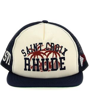 Rhude ' Saint Croix Trucker' Cap - Black