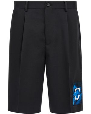 Undercover Patch Bermuda Shorts - Grey