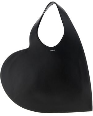 Coperni Borsa A Spalla 'Double Heart Tote' - Nero