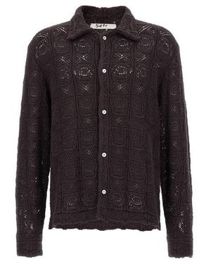 Séfr 'myles' Overshirt - Black