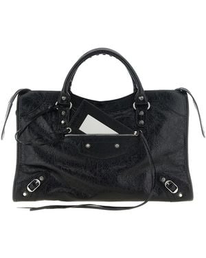 Balenciaga 'le City M' Handbag - Black
