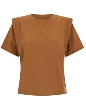 Isabel Marant 'zelitos' T-shirt - Brown