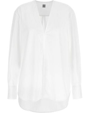 TOTEME Cotton Blouse - White