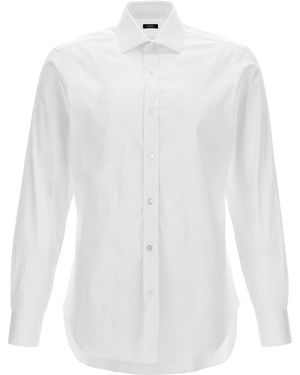Barba Napoli Poplin Shirt - White