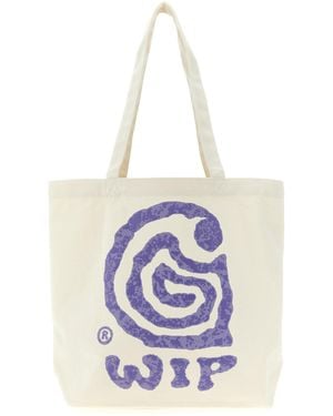 Carhartt 'canvas Graphic Tote' Shopping Bag - White