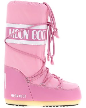 Moon Boot Stiefeletten "Icon" - Pink