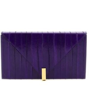 Giuseppe Zanotti Clutch 'Tuxedo' - Viola