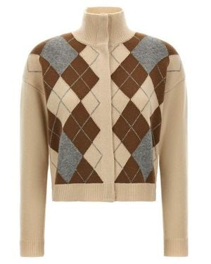 Max Mara Cardigan 'Pacche' - Neutro