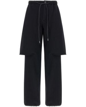 Sacai Trompe L'oeil Bermuda Trousers - Blue