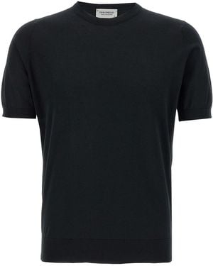 John Smedley 'kempton' T-shirt - Black