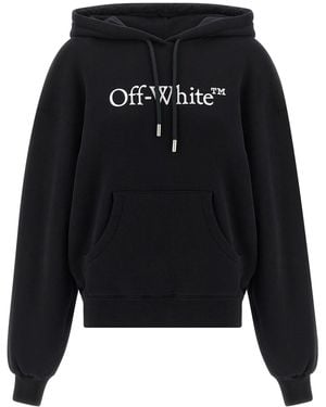 Off-White c/o Virgil Abloh 'big Logo Bookkish' Hoodie - Black