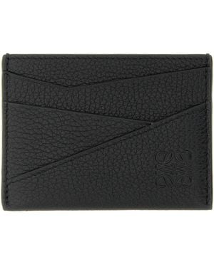 Loewe Kartenetui "Puzzle Edge" - Schwarz
