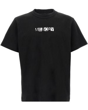 Sacai 'Memory' T-Shirt - Black