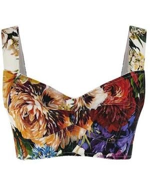Dolce & Gabbana Print Top - Pink