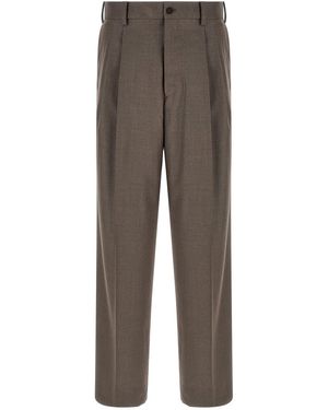 Ssstein Wool Trousers - Brown