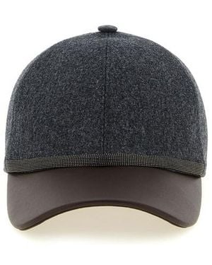 Brunello Cucinelli Cappellino 'Baseball' - Nero