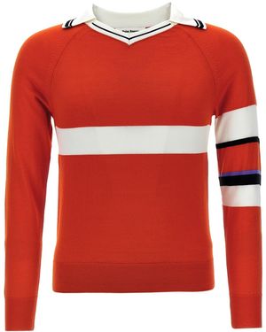 Wales Bonner 'calm' Jumper - Red