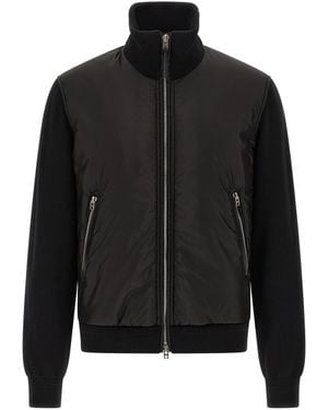 Tom Ford Merino Wool Bomber Jacket - Black
