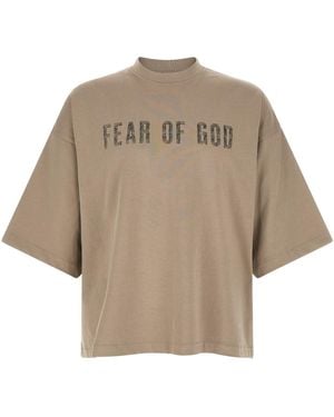 Fear Of God 'merch' T-shirt - Natural