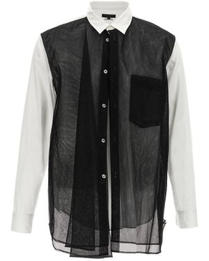 Comme des Garçons Tulle Shirt - Black