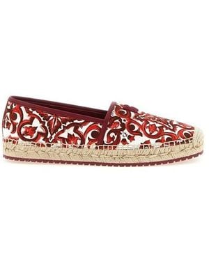 Dolce & Gabbana Espadrillas 'Boccaccio' - Rosso