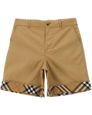 Burberry 'oscar' Bermuda Shorts - Natural