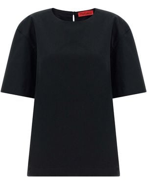 Thelatest T-Shirt With Keyhole Detail - Black