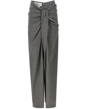 GIUSEPPE DI MORABITO Cool Wool Trousers - Grey