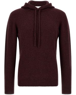 Roberto Collina Hooded Jumper - Purple