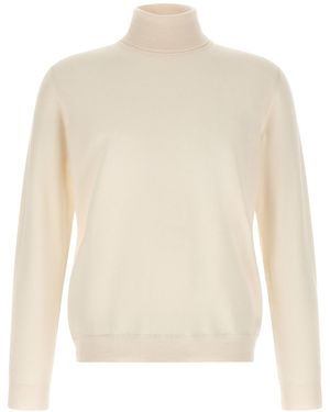 Zanone Rollkragenpullover - Weiß