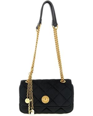 Twinset Shaved Velvet Shoulder Strap - Black