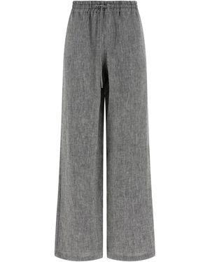 Federica Bonifaci Linen Trousers - Grey