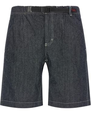 Gramicci 'japanese Chambray' Bermuda Shorts - Grey