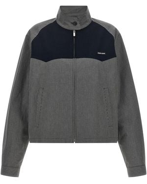 Miu Miu Blouson Vichy Check - Black