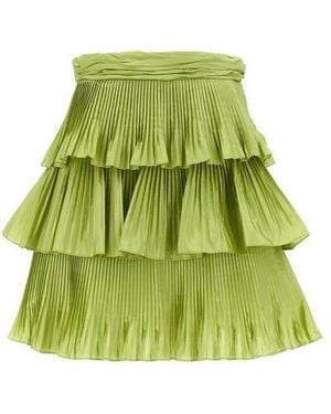 Valentino Garavani Gonna Velentino Taffetà - Verde