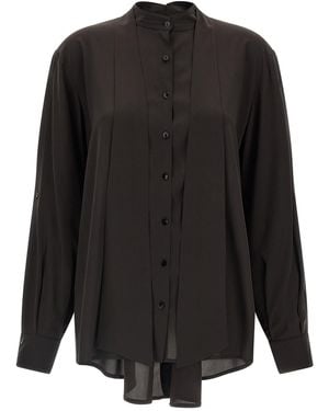DI.LA3 PARI' 'bonton' Shirt - Black
