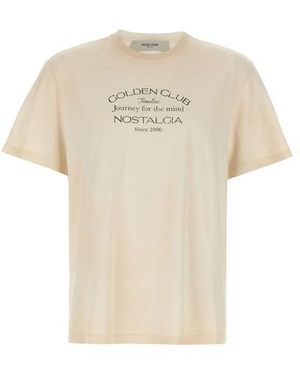 Golden Goose T-shirt stampa - Bianco