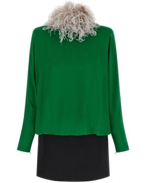 Valentino Garavani Abito Georgette - Verde