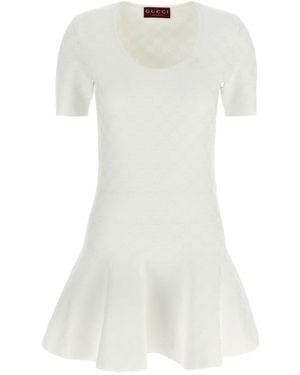 Gucci Gg Dress - White