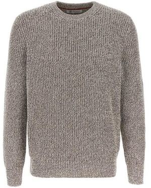 Brunello Cucinelli Maglione cotone - Grigio