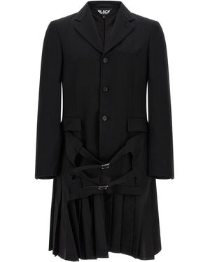 Comme des Garçons Blazer 'Buckled Pleat' - Black