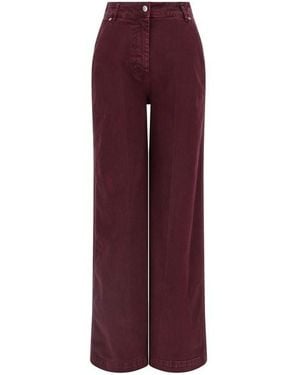 Nude Jeans Gamba Ampia - Viola