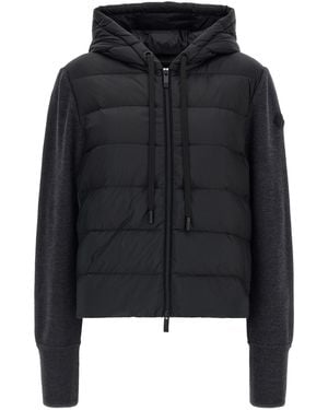 Moncler Gefütterter Cardigan - Schwarz