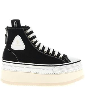 R13 'courtney' Trainers - Black
