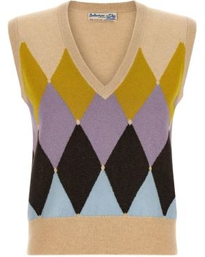 Ballantyne Gilet 'New Diamond' Lavorazione 'Argyle' - Multicolore