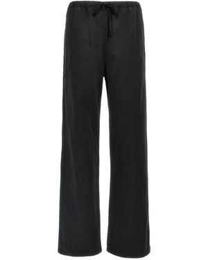 MM6 by Maison Martin Margiela Drawstring Trousers - Black