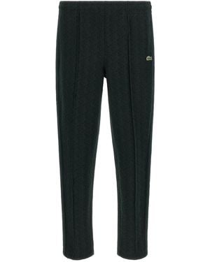 Lacoste 'paris Monogram' Trousers - Black